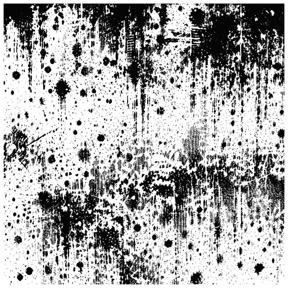 Chaotic Black and White Splatter Texture vector