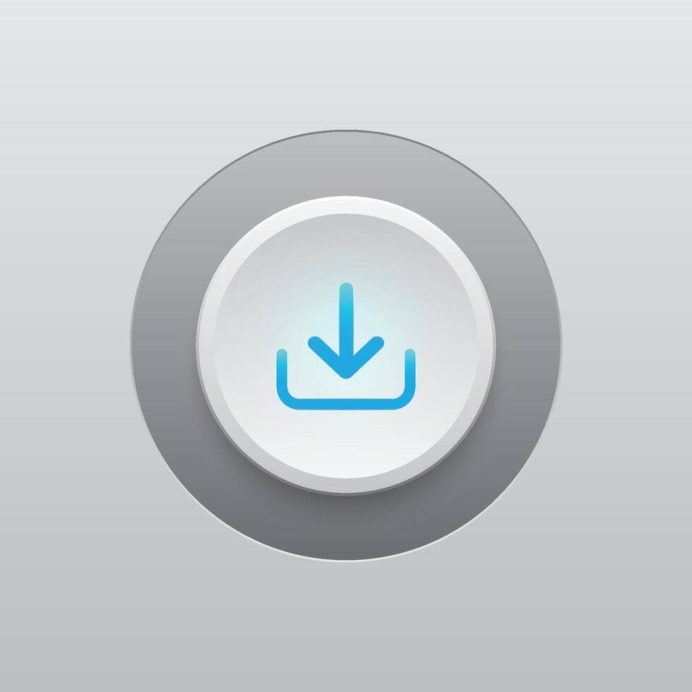 Download Modern Button and LED Light vector