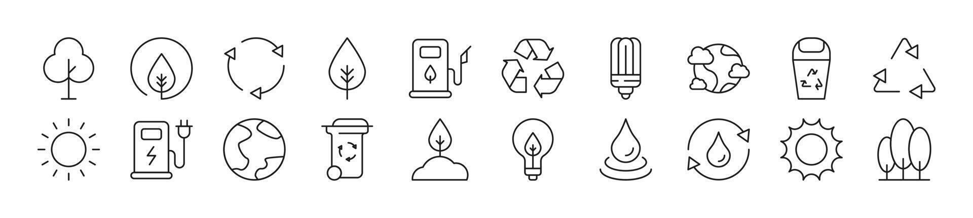 Collection of thin signs of contact us. Editable stroke. Simple linear illustration for stores, shops, banners, design vector