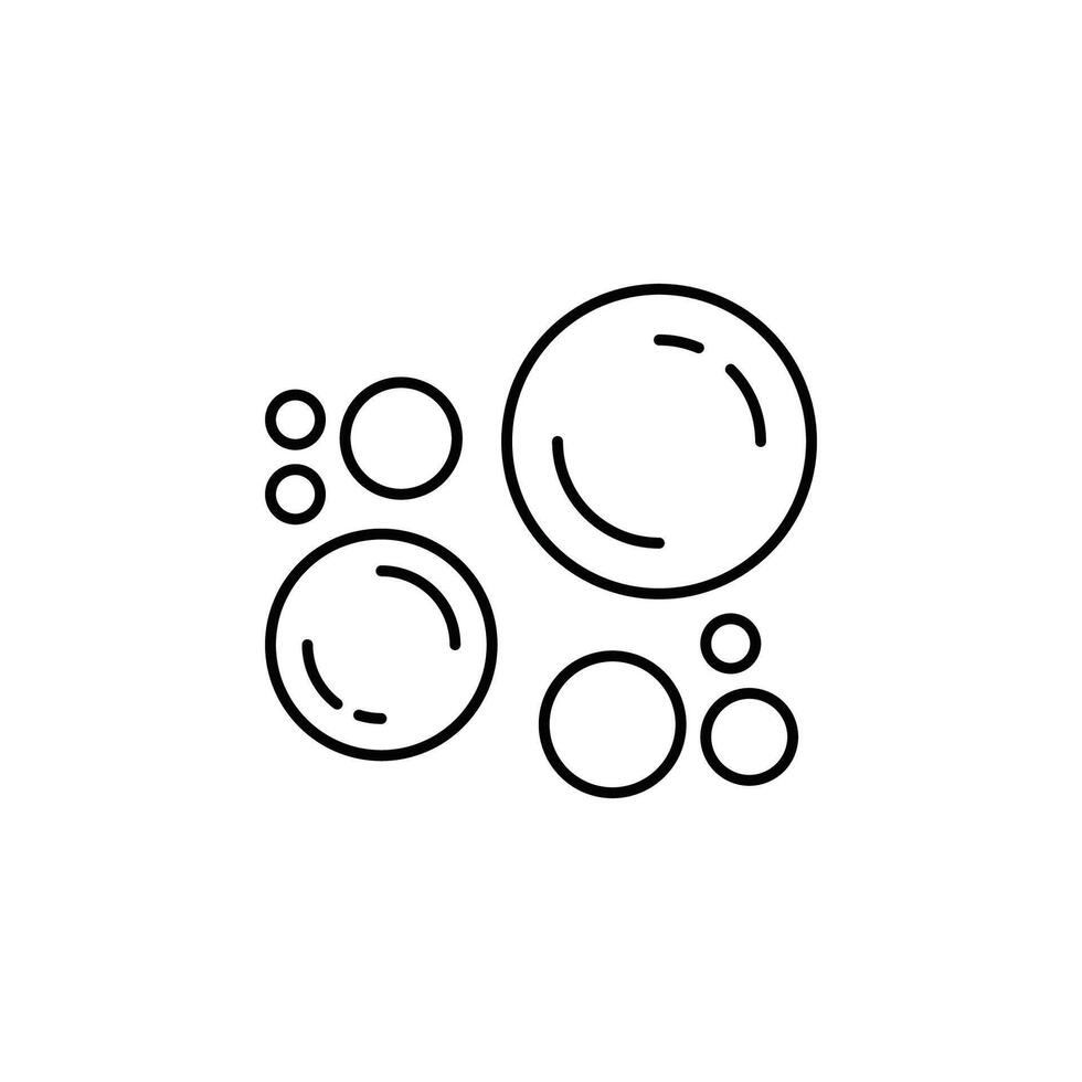 Bubble, Foam, Cleaning Flat Icon for Various Purposes. Suitable for infographics, books, banners and other designs vector