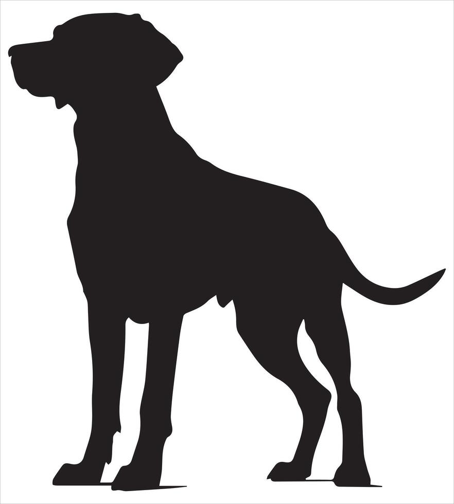 Dog silhouette design vector