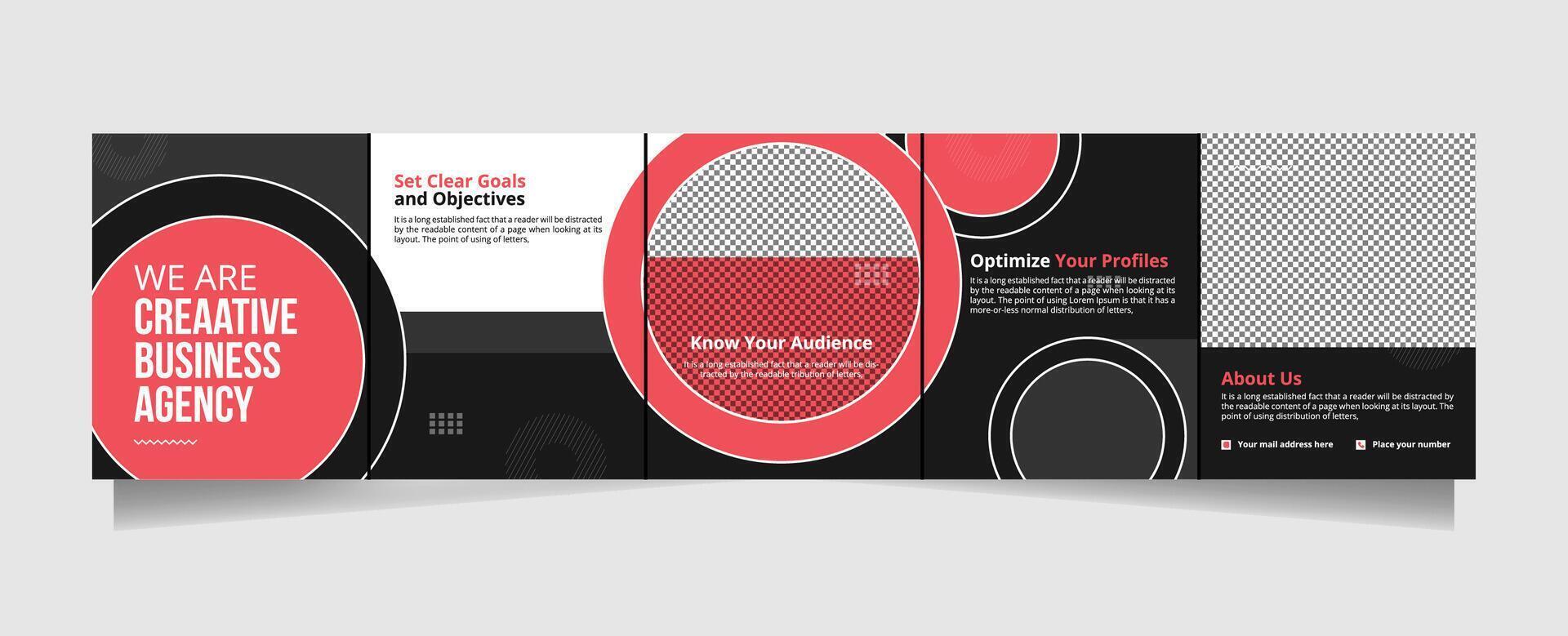 Digital marketing Creative Carousel Template Social Media Post creative design vector