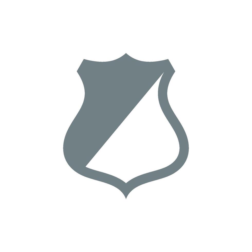 Shield Shape Icon Template vector