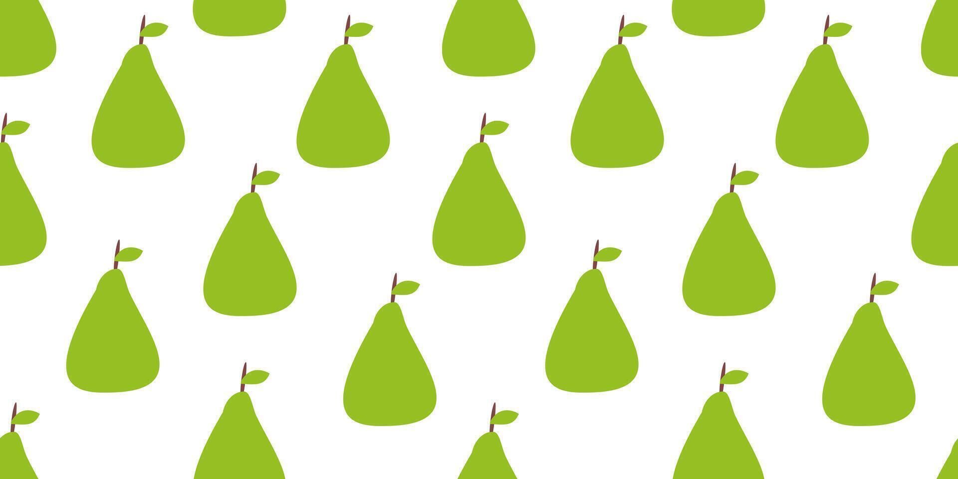 pear pattern Background. flat illustration pear background. seamless pattern pear. pear fruit flat illustration background. seamless pattern of pear. vector