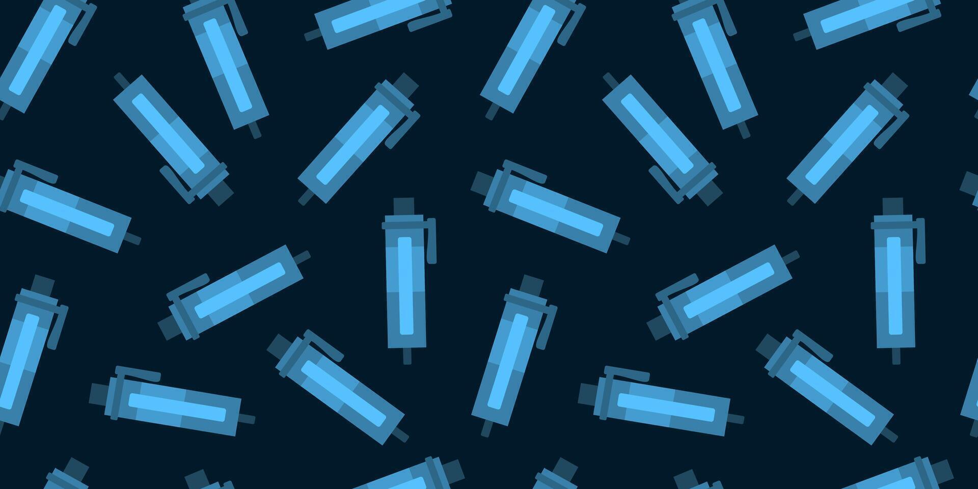 pen pattern background. flat illustration of pen. Pen Seamless pattern Background. vector