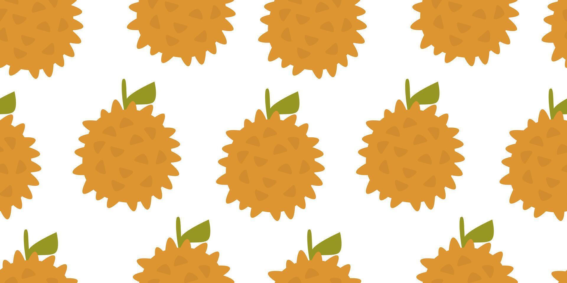 durian pattern Background. flat illustration durian background. seamless pattern durian. durian flat illustration background. seamless pattern of durian. vector