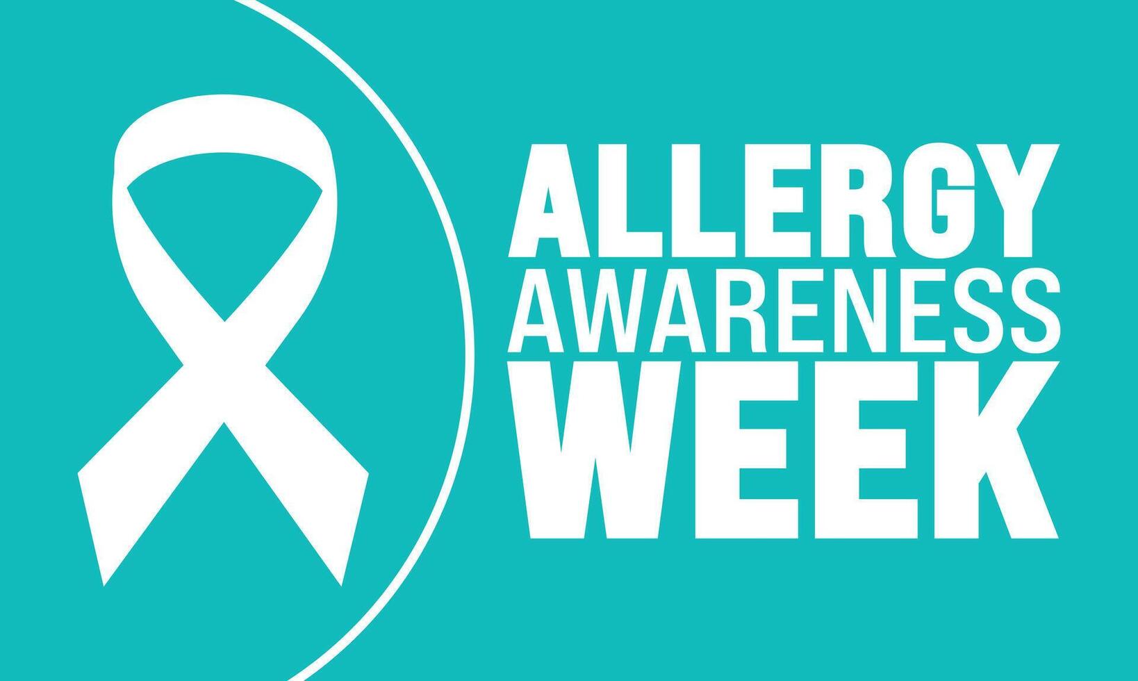 October is Allergy awareness week. use to background template design. Holiday concept, suitable for modern background, banner, vector