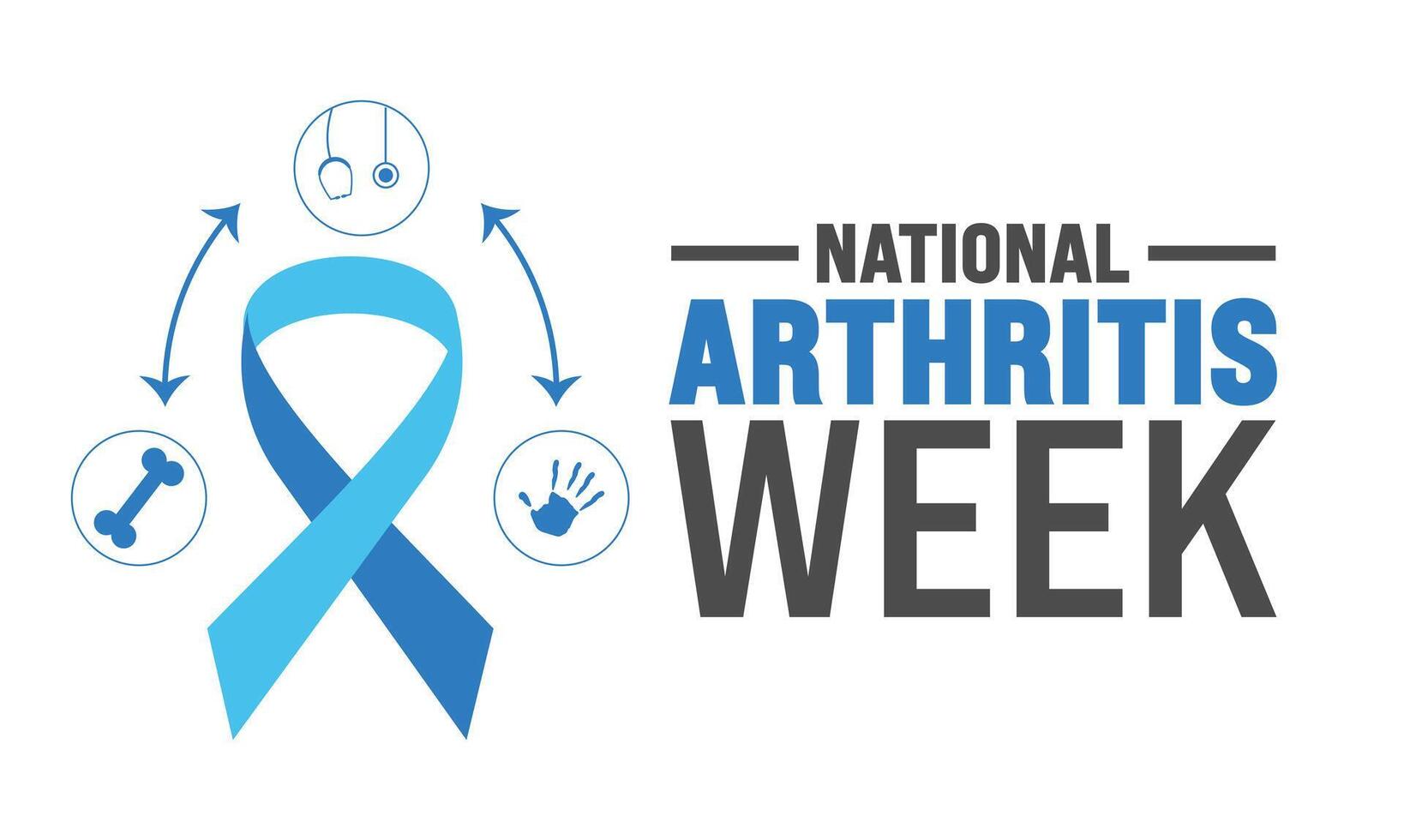 Arthritis week .background template. Holiday concept. use to background, banner, placard, card, and poster design vector