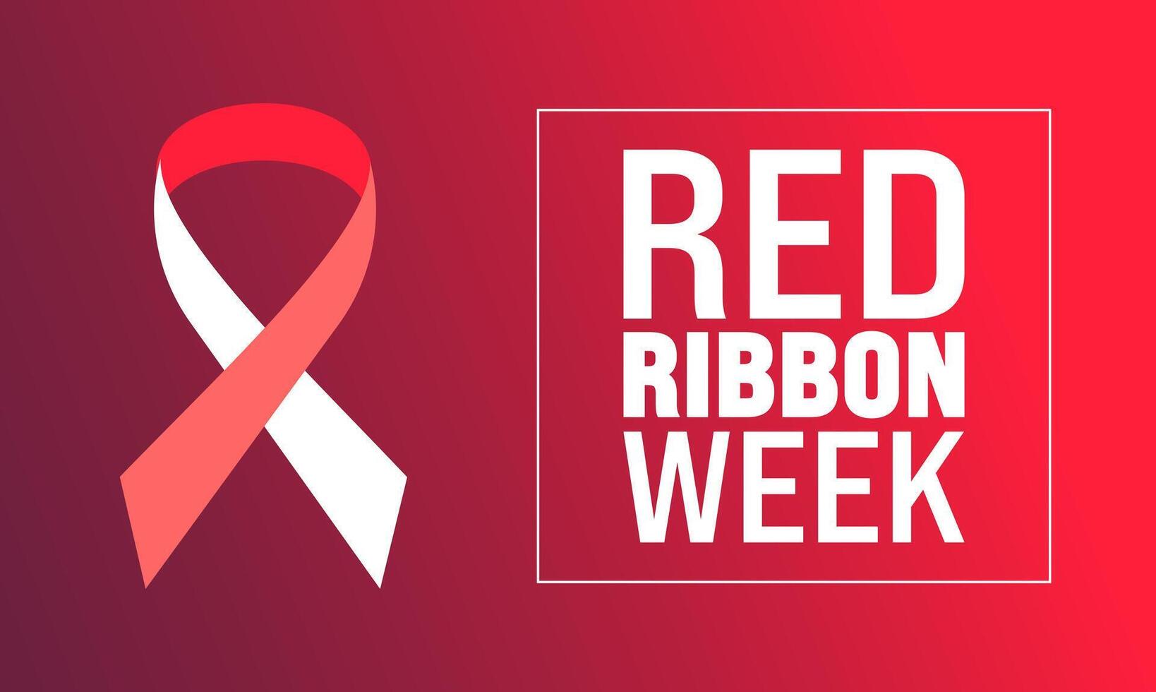 October is Red Ribbon Week background template. suitable for ,banner, placard, card, and poster design template vector
