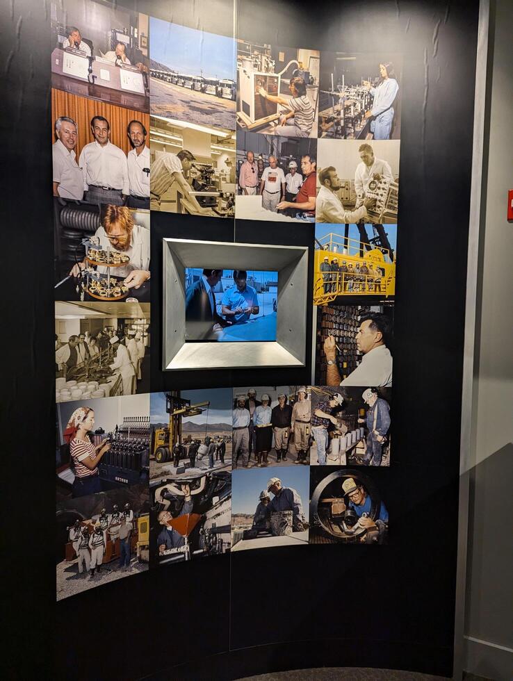 Las Vegas, Nevada, USA - 08.04.2024 National Atomic Testing Museum. Museum exhibits photo
