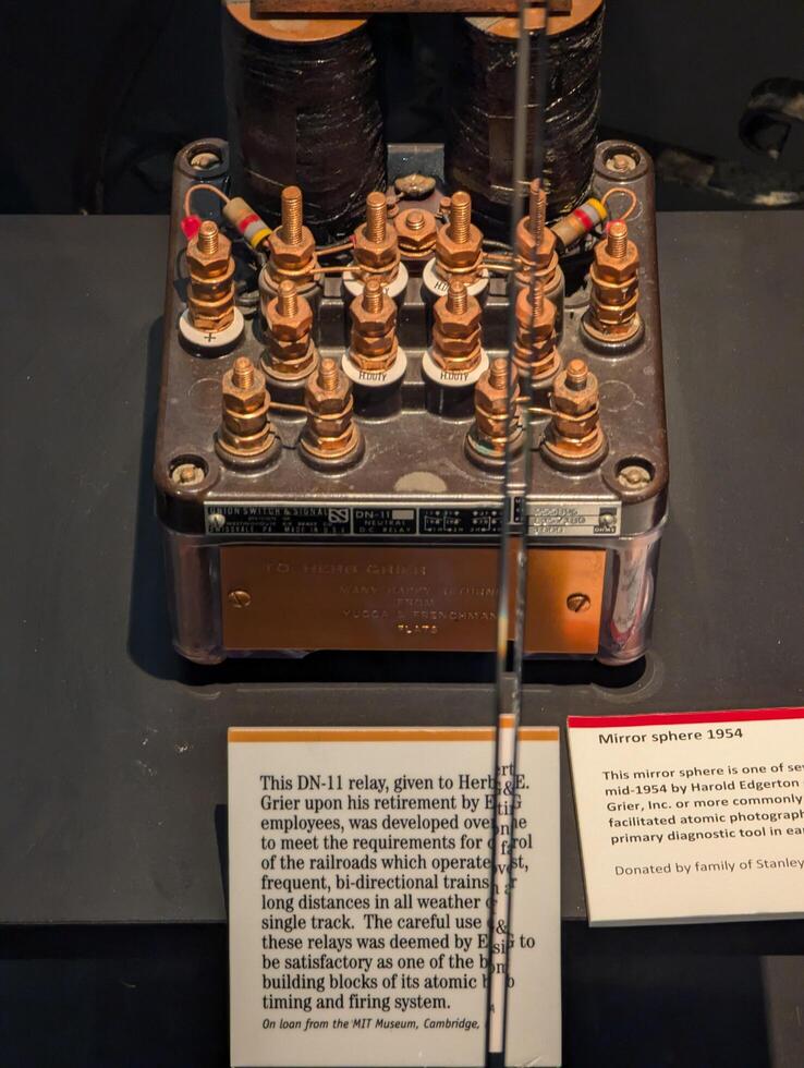 Las Vegas, Nevada, USA - 08.04.2024 National Atomic Testing Museum. Museum exhibits photo