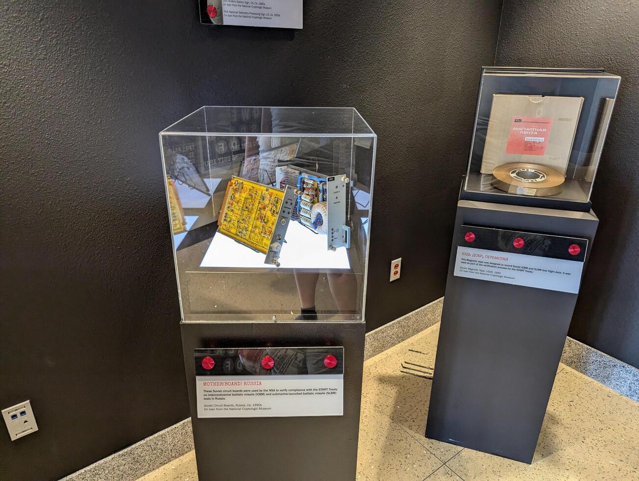 Las Vegas, Nevada, USA - 08.04.2024 National Atomic Testing Museum. Museum exhibits photo