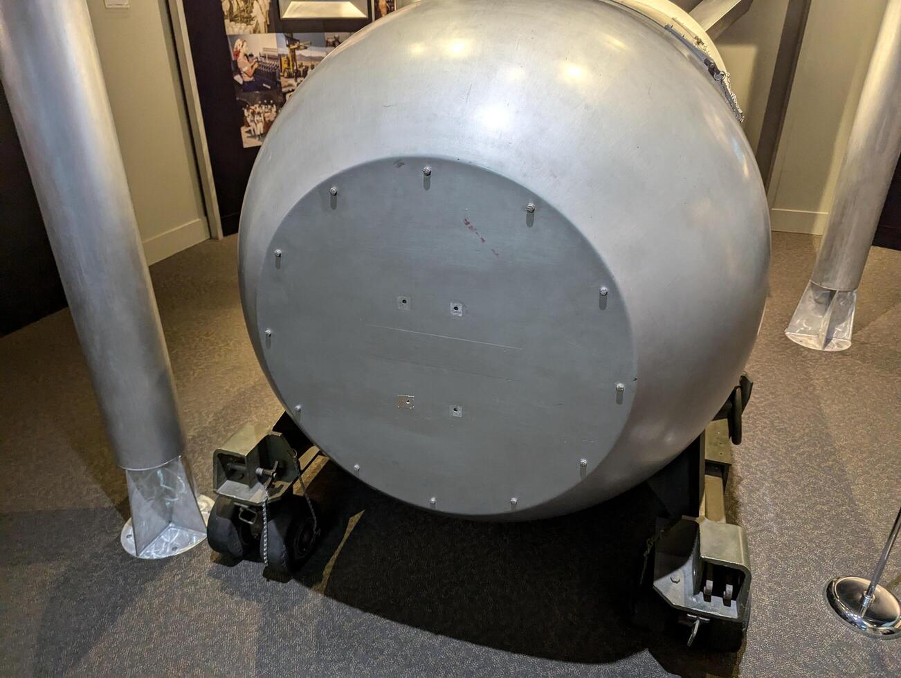 Las Vegas, Nevada, USA - 08.04.2024 National Atomic Testing Museum. Museum exhibits photo