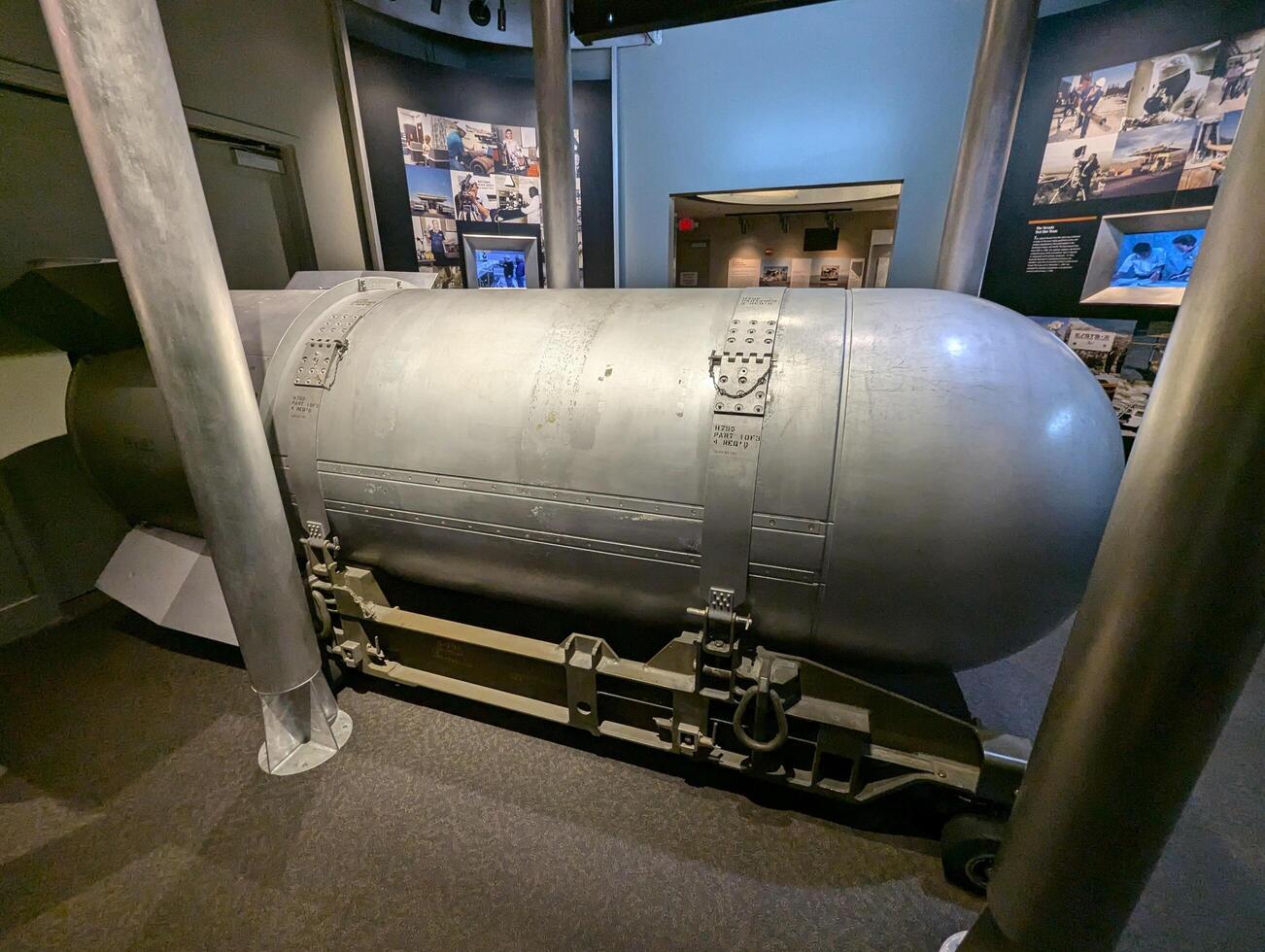 Las Vegas, Nevada, USA - 08.04.2024 National Atomic Testing Museum. Museum exhibits photo