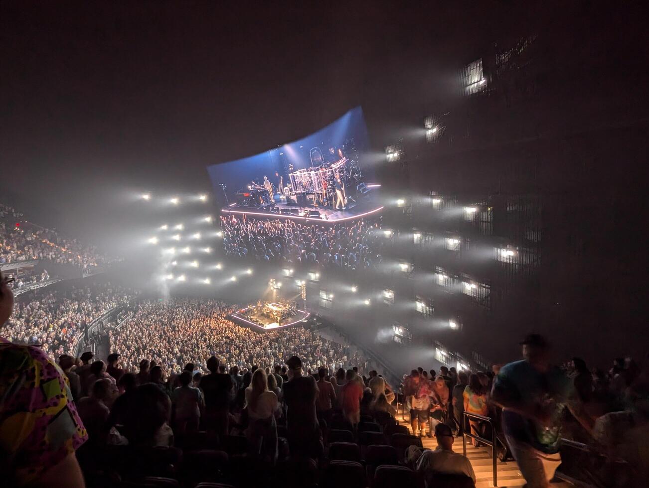 Las Vegas, Nevada, USA - 08.08.2024 Dead Co concert at the MSG Sphere Exosphere. The Sphere is a spherical music and entertainment arena. photo