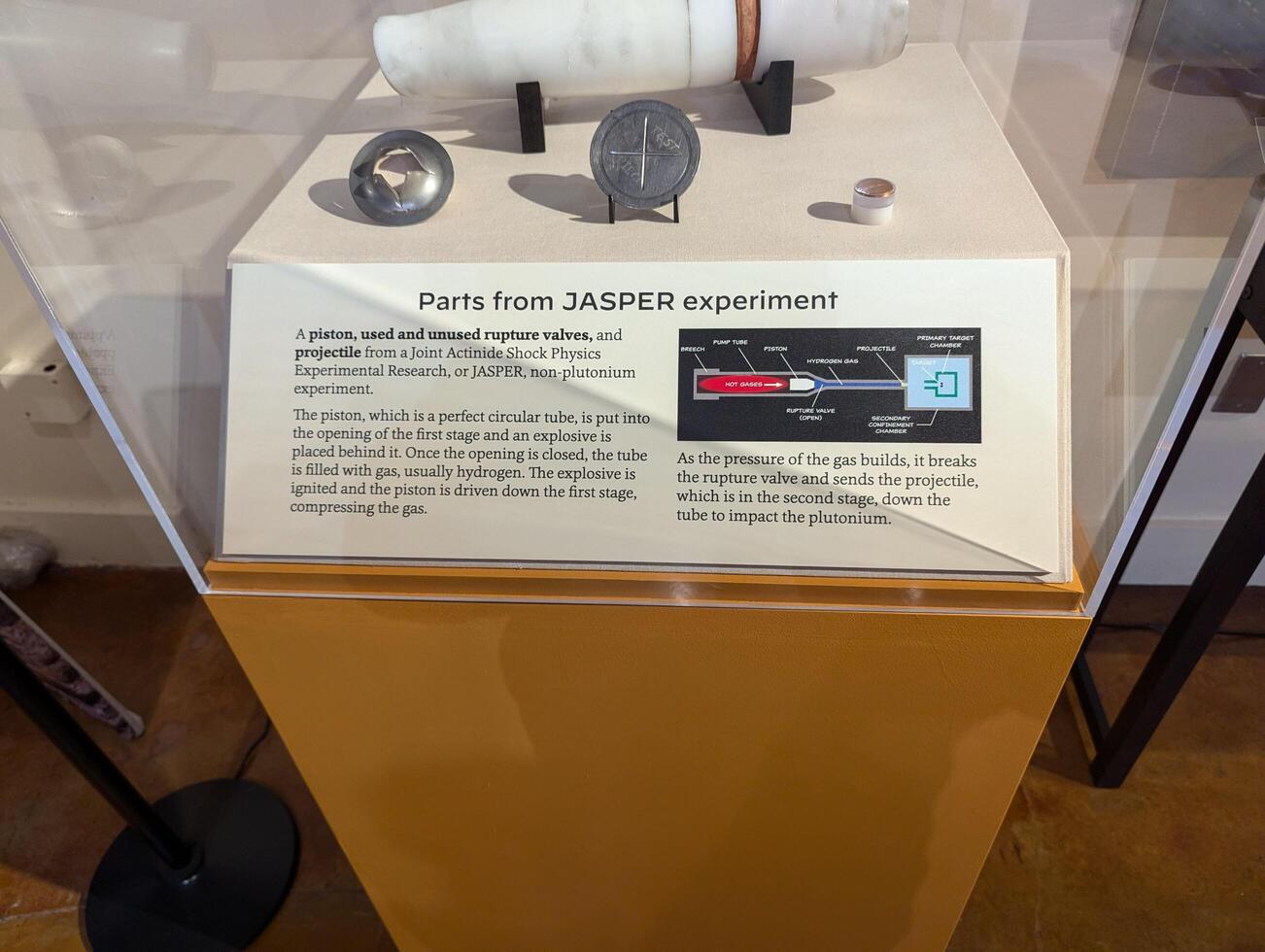 Las Vegas, Nevada, USA - 08.04.2024 National Atomic Testing Museum. Museum exhibits photo