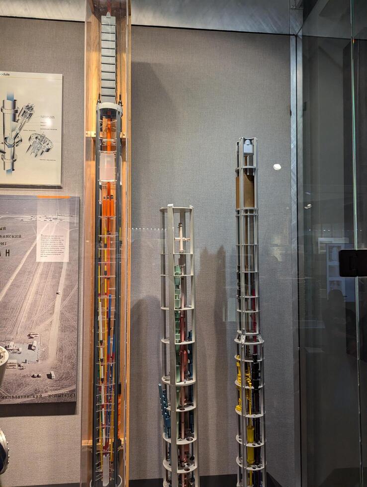 Las Vegas, Nevada, USA - 08.04.2024 National Atomic Testing Museum. Museum exhibits photo