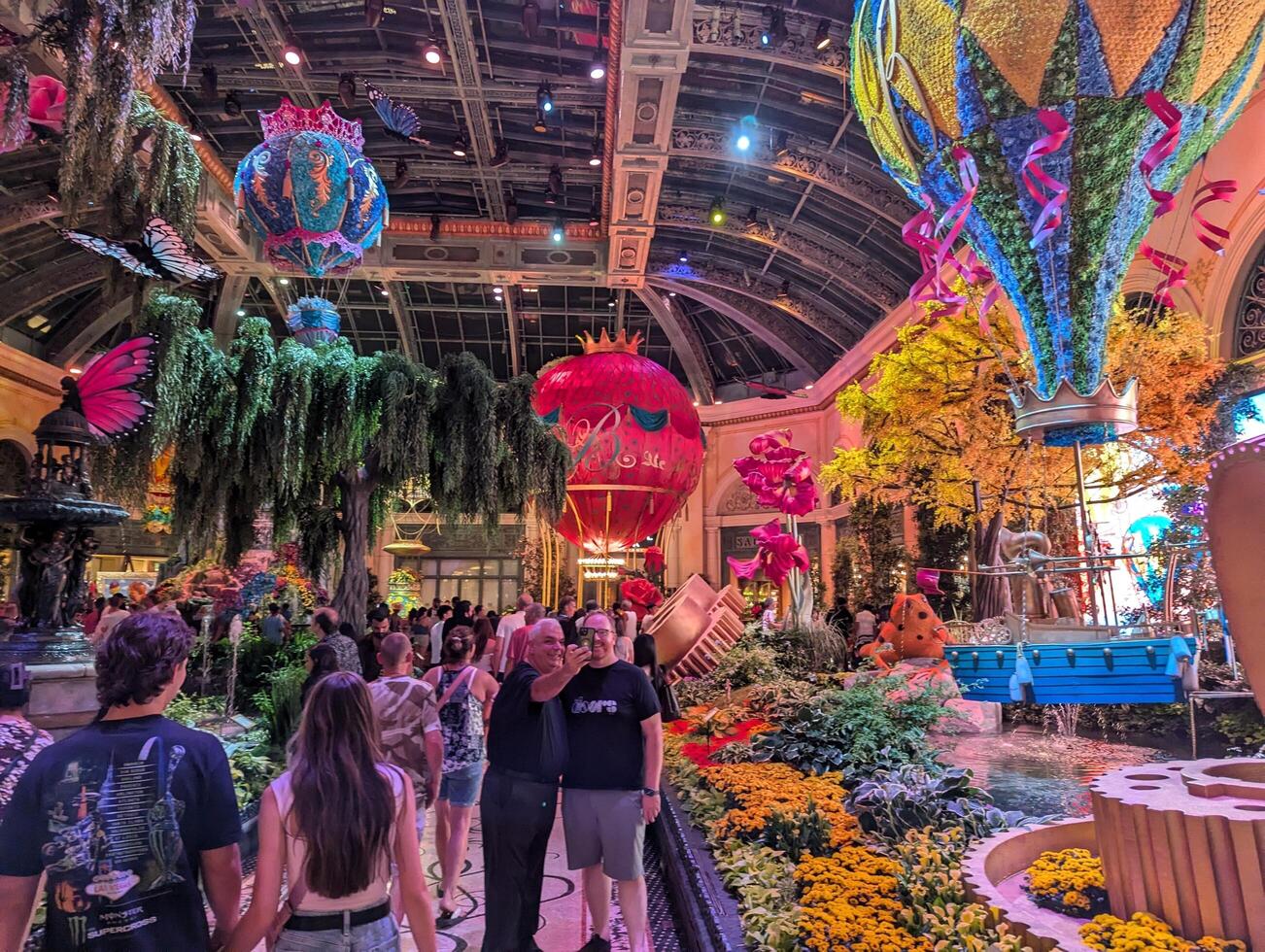LAS VEGAS - 08.07.2024 Summer season at the Bellagio Hotel Conservatory and Botanical Garden. Every year the Conservatory implements five seasonal themes. photo