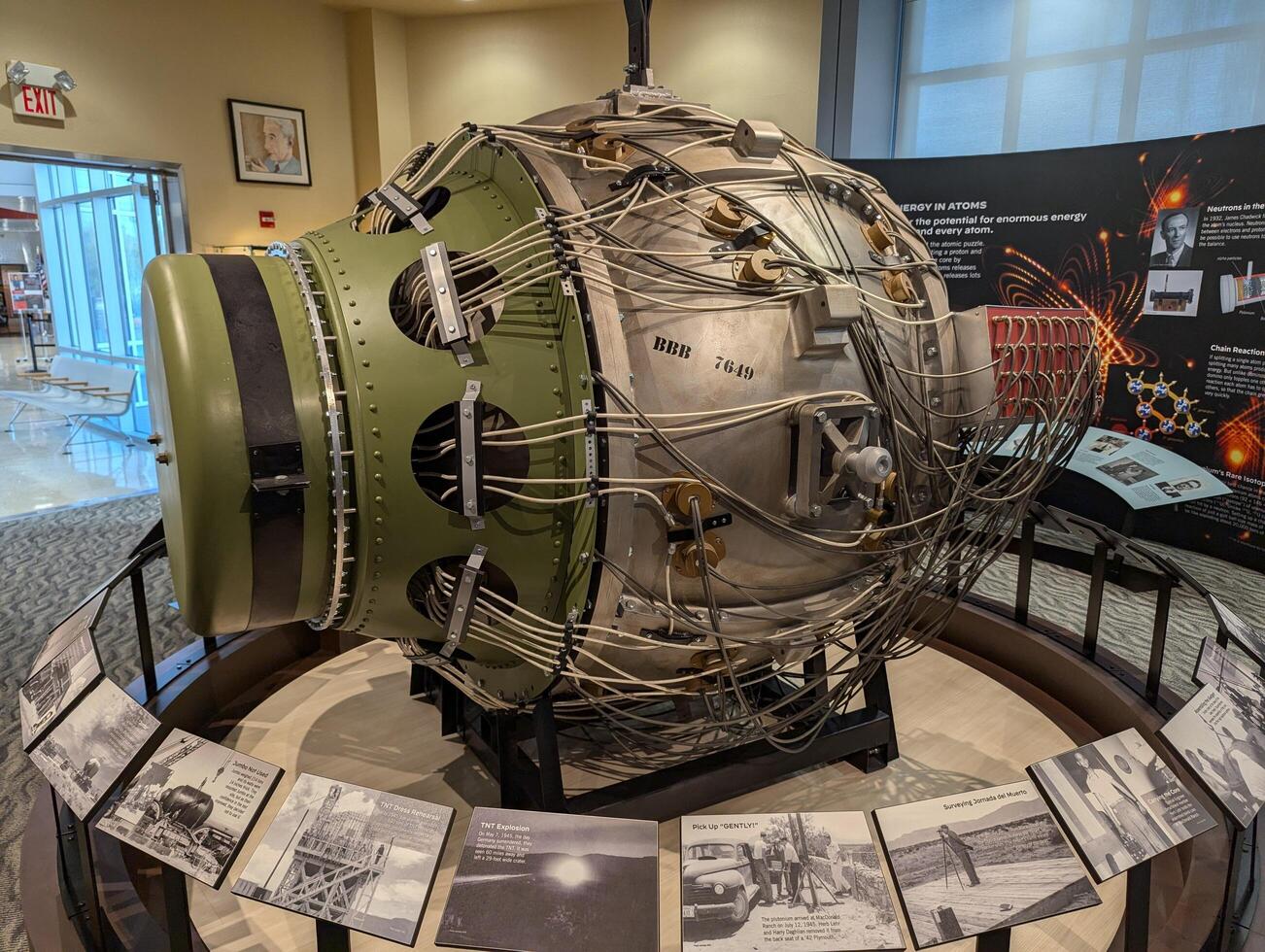Las Vegas, Nevada, USA - 08.04.2024 National Atomic Testing Museum. Museum exhibits photo
