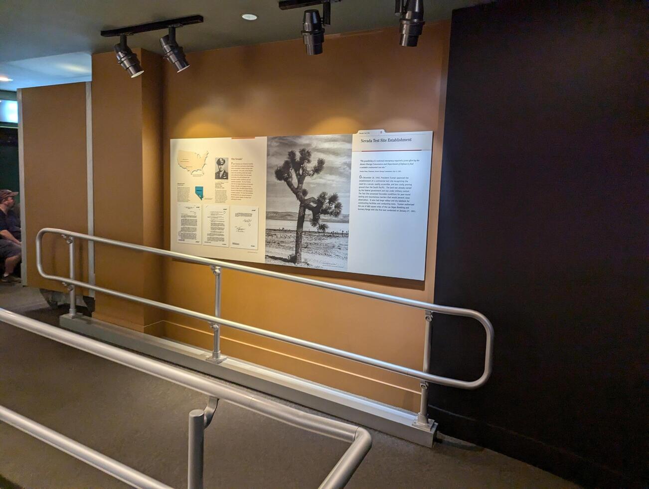 Las Vegas, Nevada, USA - 08.04.2024 National Atomic Testing Museum. Museum exhibits photo