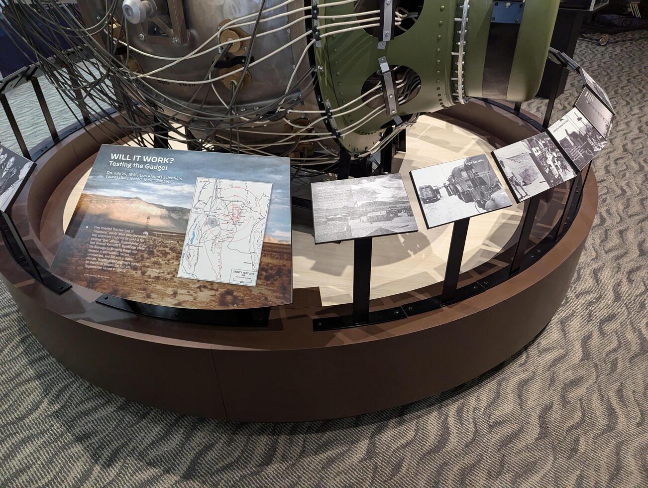 Las Vegas, Nevada, USA - 08.04.2024 National Atomic Testing Museum. Museum exhibits photo