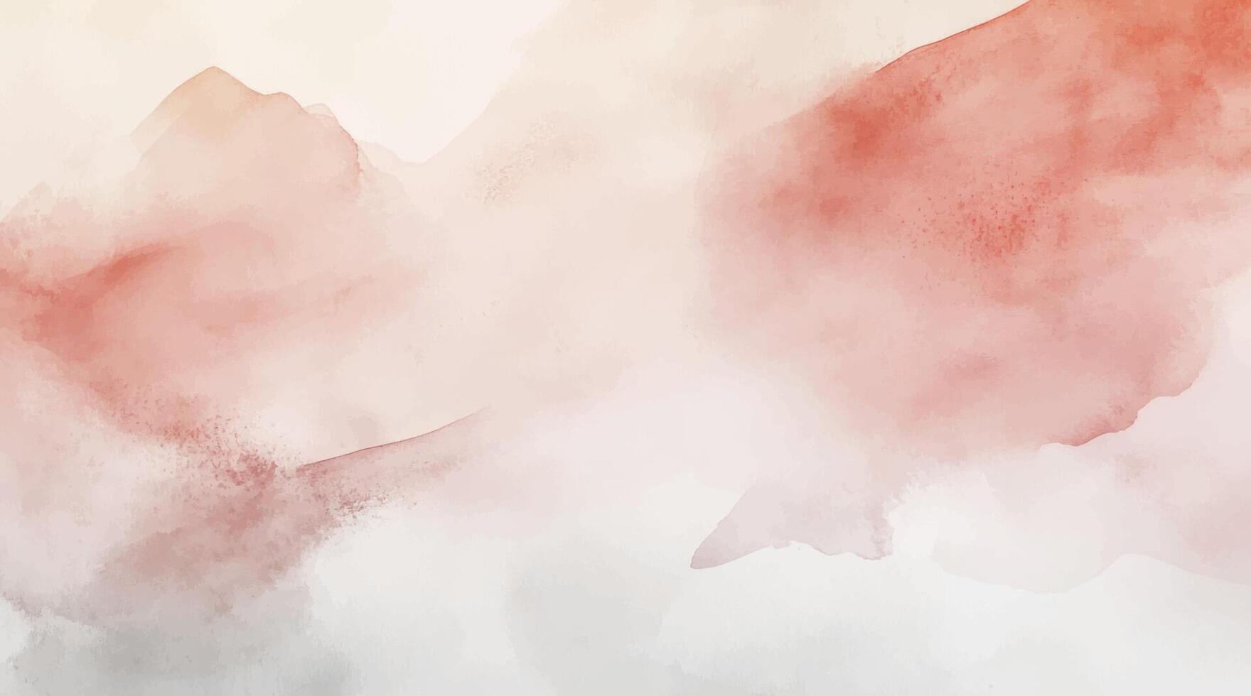 Abstract horizontal watercolor background. Hand drawn texture. Brush stroked painting pastel color vector