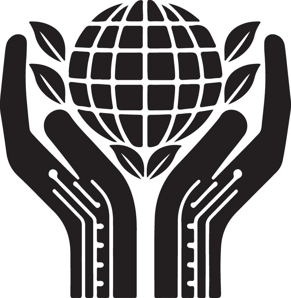 Social media icon surrounding of a human, flat color illustration. vector
