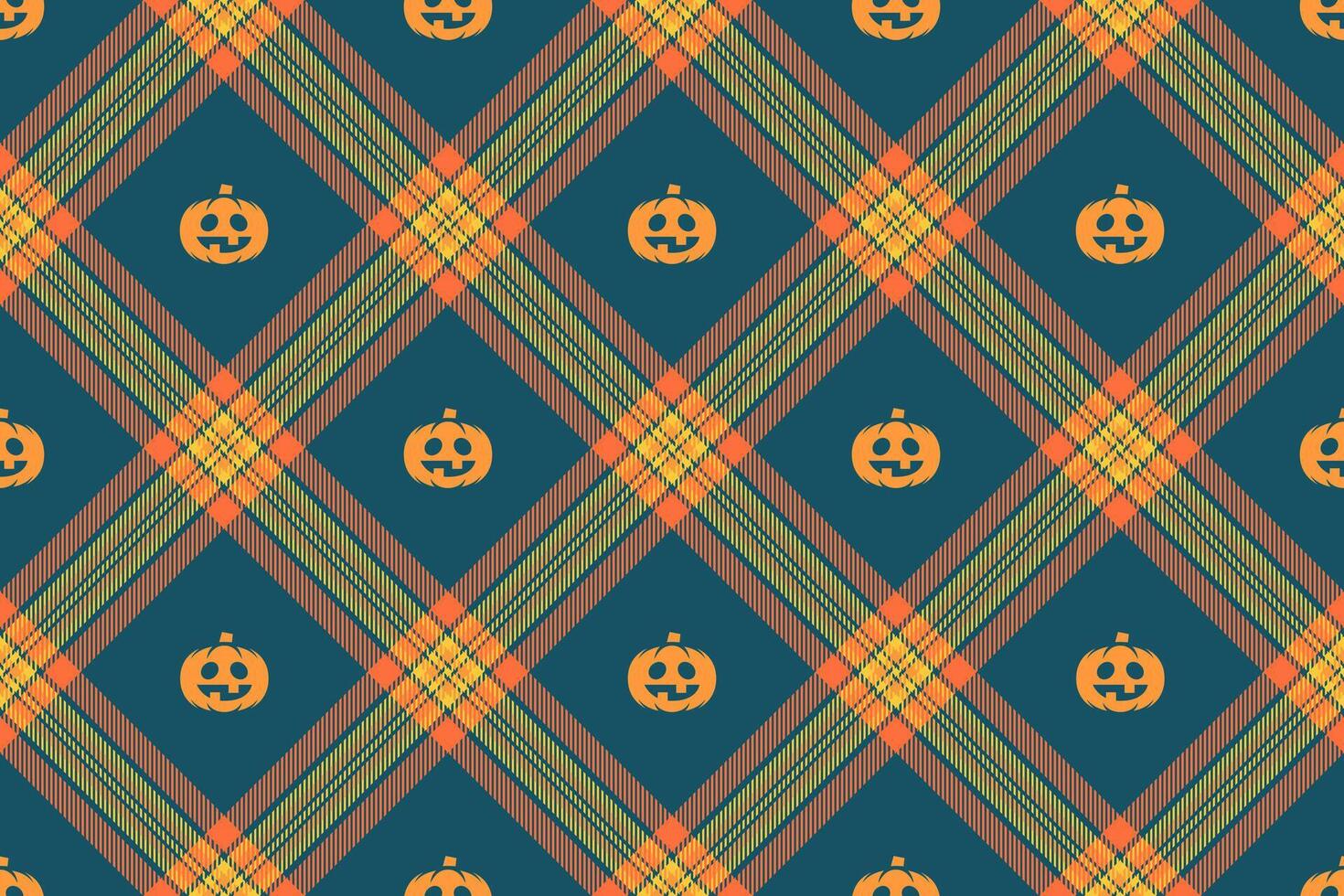 Halloween seamless background with pumpkin for textile fabric design, wrapping paper, website wallpapers, textiles, wallpaper and apparel. vector