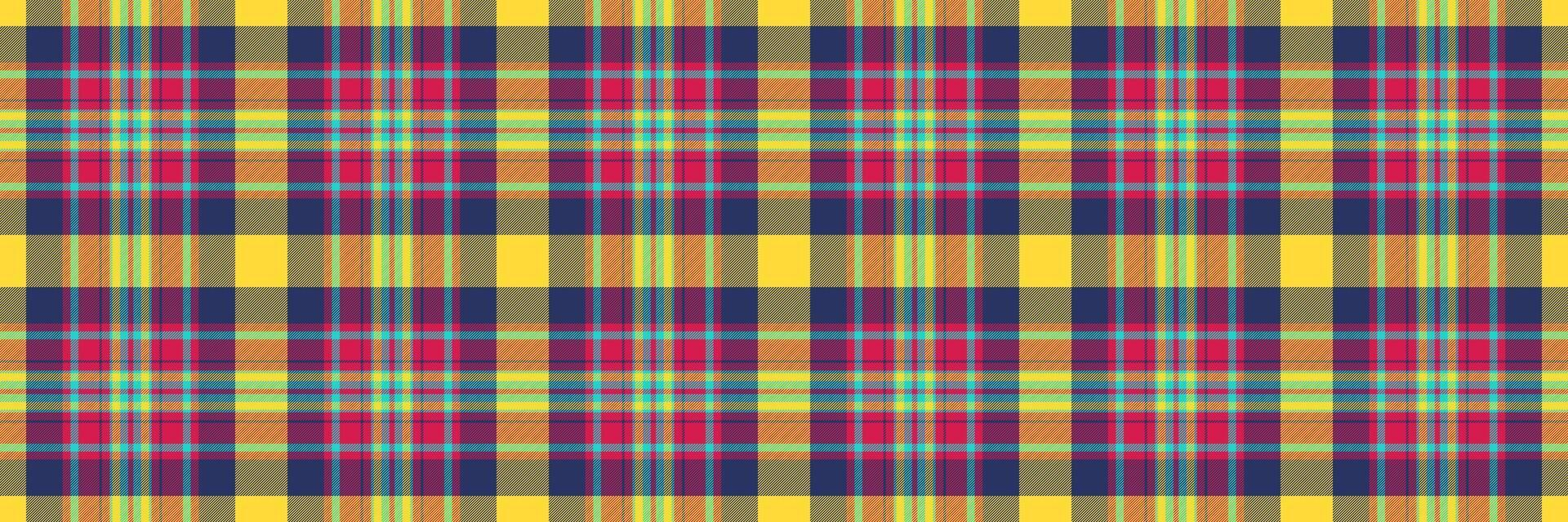 Tailor fabric plaid textile, scarf background pattern check. Independence day texture seamless tartan in red and blue colors. vector