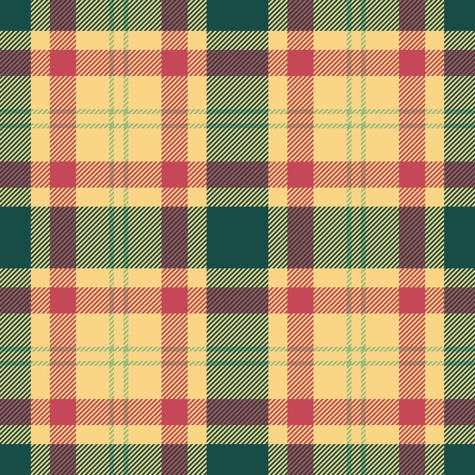 Japan check texture textile, shabby seamless fabric tartan. Micro pattern plaid background in amber and teal colors. vector