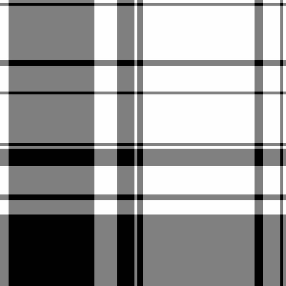 Image tartan pattern textile, madras check fabric texture. Packaging background seamless plaid in gray and white colors. vector