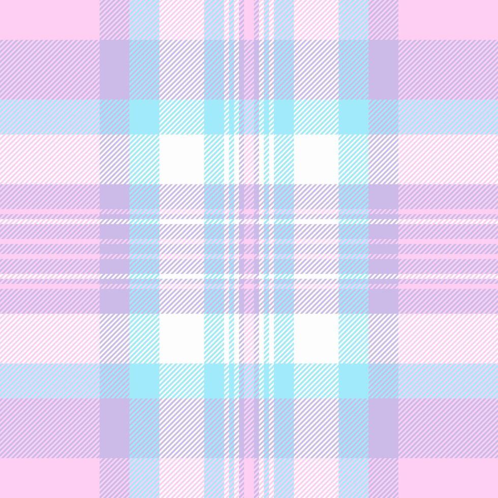 Repetition tartan check, trousers seamless background plaid. Scarf fabric textile texture pattern in light and white colors. vector