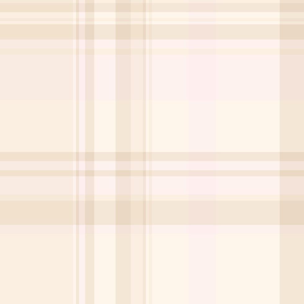 Checker background pattern textile, carpet plaid tartan fabric. Stage texture seamless check in light and sea shell colors. vector