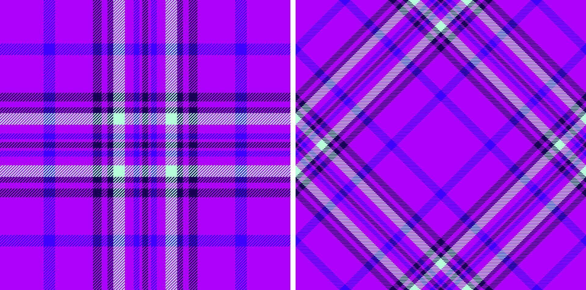 Seamless textile tartan of pattern fabric texture with a plaid background check. Set in space colors. Striped shirt outfit ideas. vector