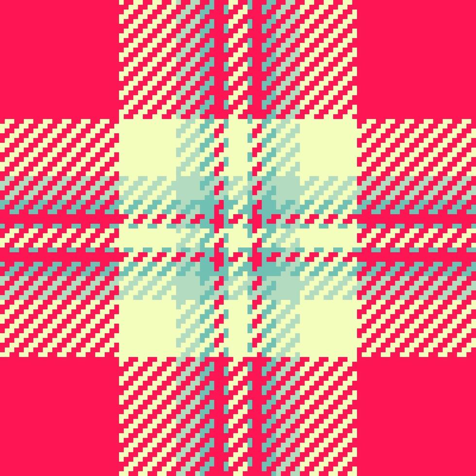 Textile design of textured plaid. Checkered fabric pattern swatch for shirt, dress, suit, wrapping paper print, invitation and gift card. vector