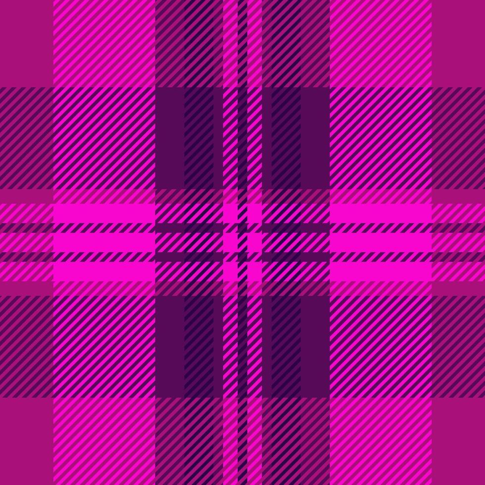 Textile design of textured plaid. Checkered fabric pattern swatch for shirt, dress, suit, wrapping paper print, invitation and gift card. vector