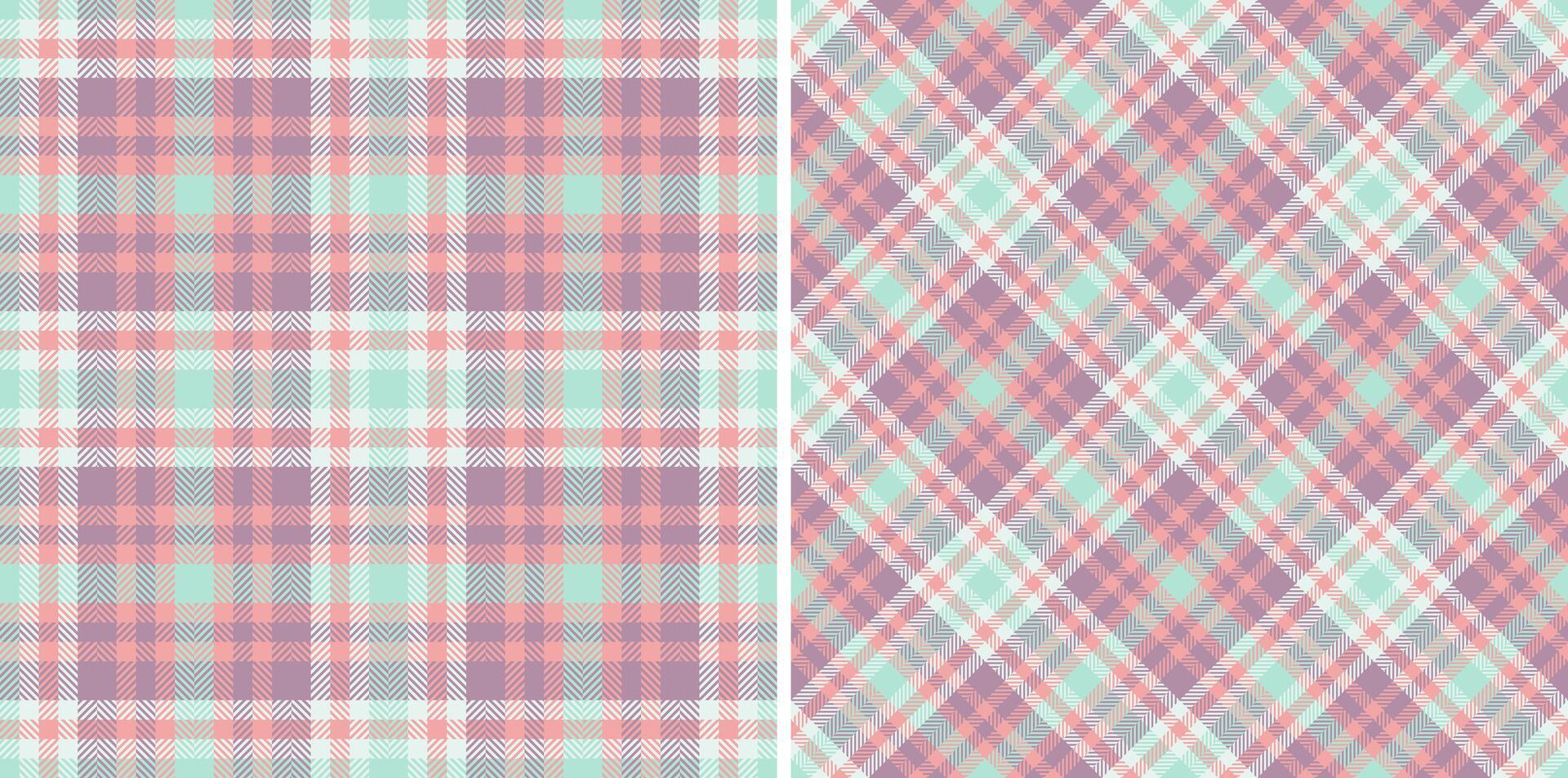 Tartan pattern fabric of texture background with a textile plaid check seamless. Set in light colors. Trendy everyday bags for women. vector