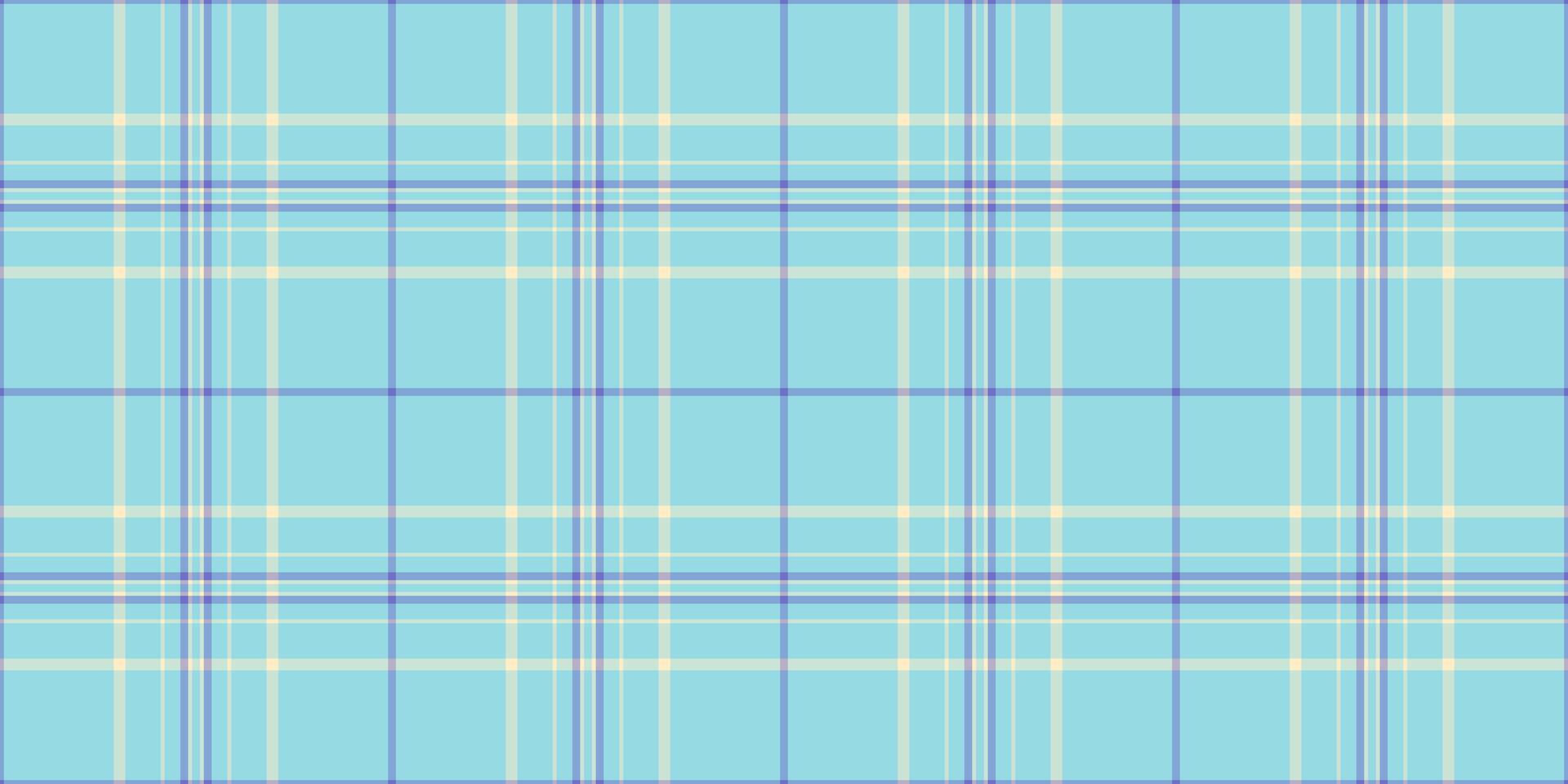 Hat pattern plaid check, 60s fabric seamless . Overlay tartan background textile texture in light and cyan colors. vector