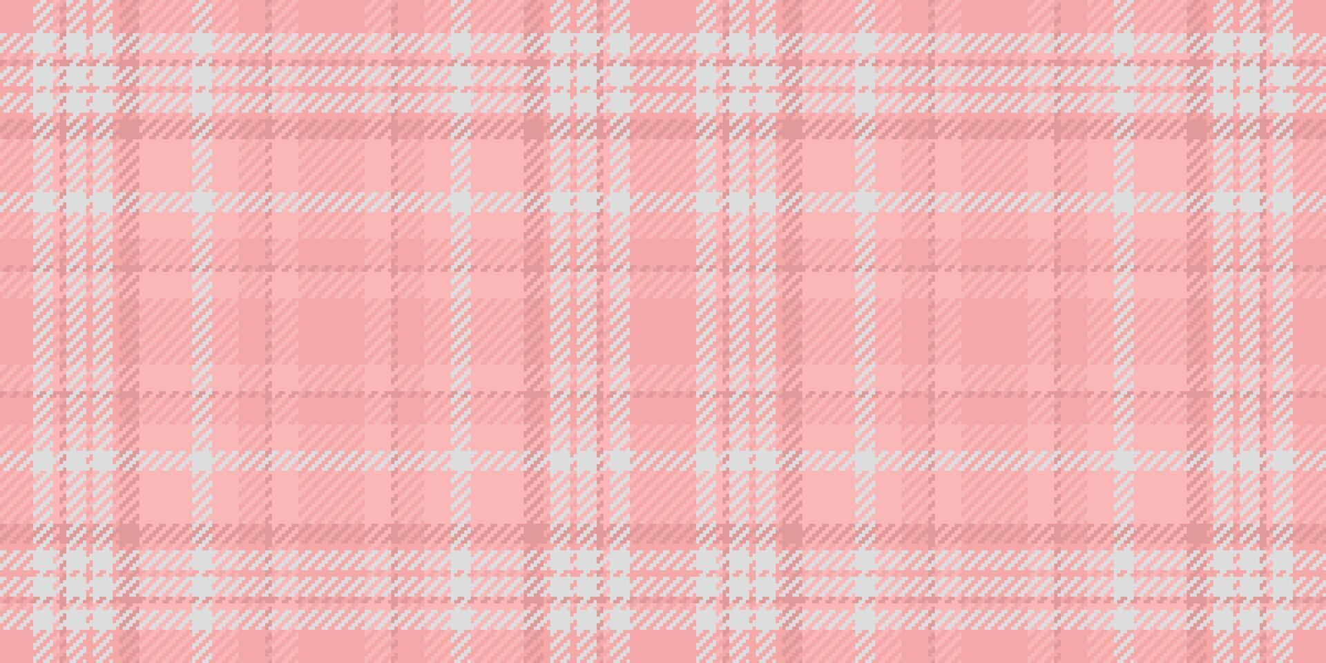 Skirt seamless texture fabric, designer plaid background tartan. Cozy check pattern textile in red and light colors. vector
