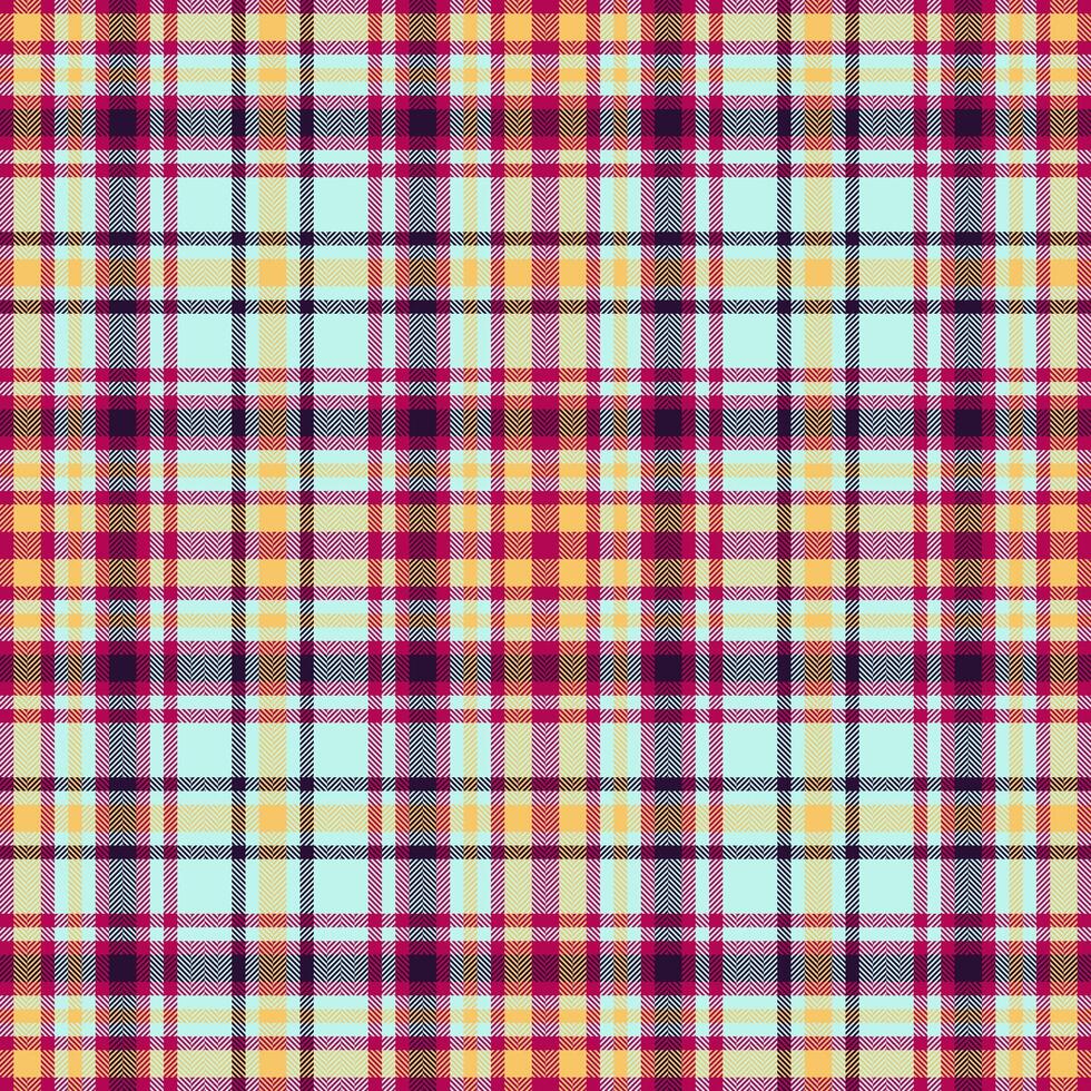 Picture texture plaid tartan, garment background pattern fabric. Femininity seamless textile check in light and pink colors. vector