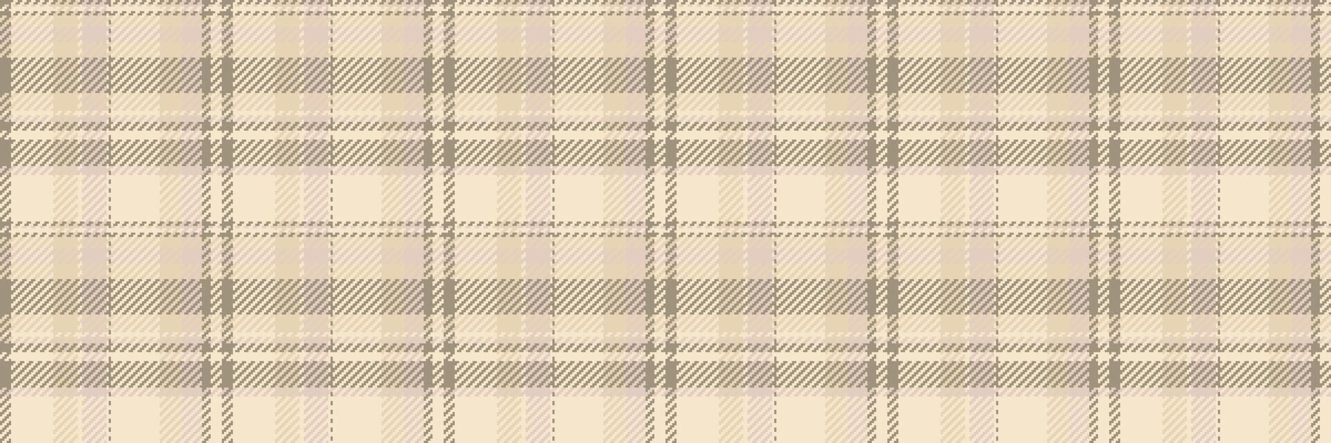 Kind fabric background texture, grungy seamless pattern check. Revival tartan textile plaid in light and pastel colors. vector