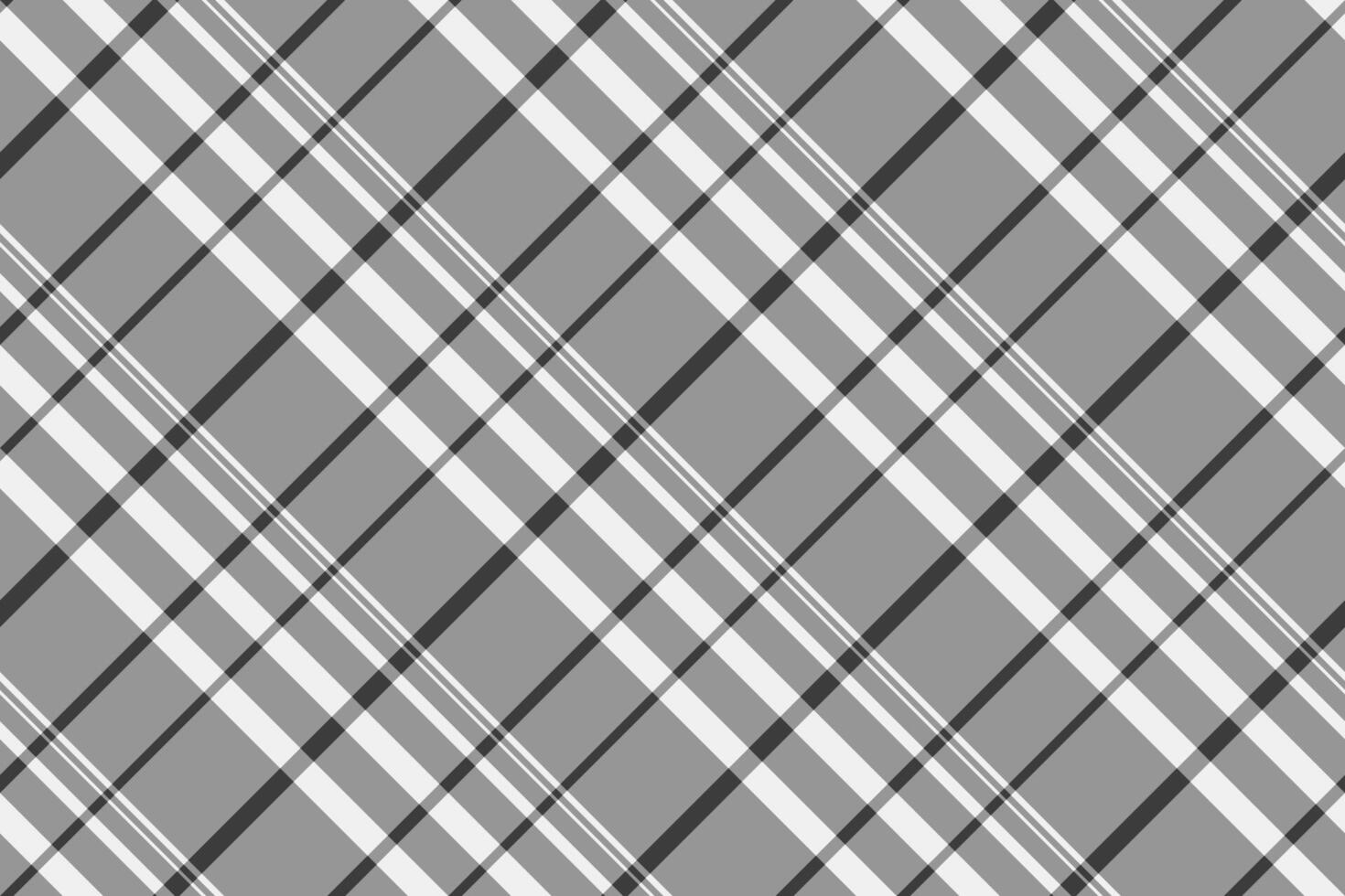 Tweed textile background , intense check seamless texture. Harvest tartan plaid fabric pattern in vintage gray and white colors. vector