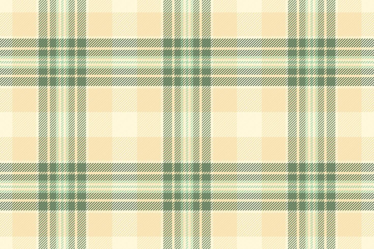 Carnival textile texture seamless, worldwide fabric tartan check. Composition background plaid pattern in light and wheat colors. vector