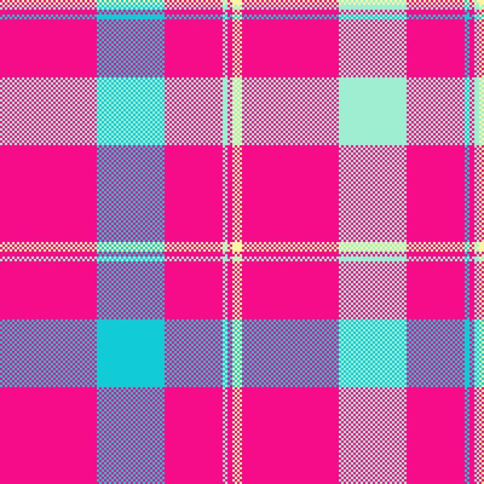 Texture seamless background of plaid tartan with a check textile pattern fabric. vector