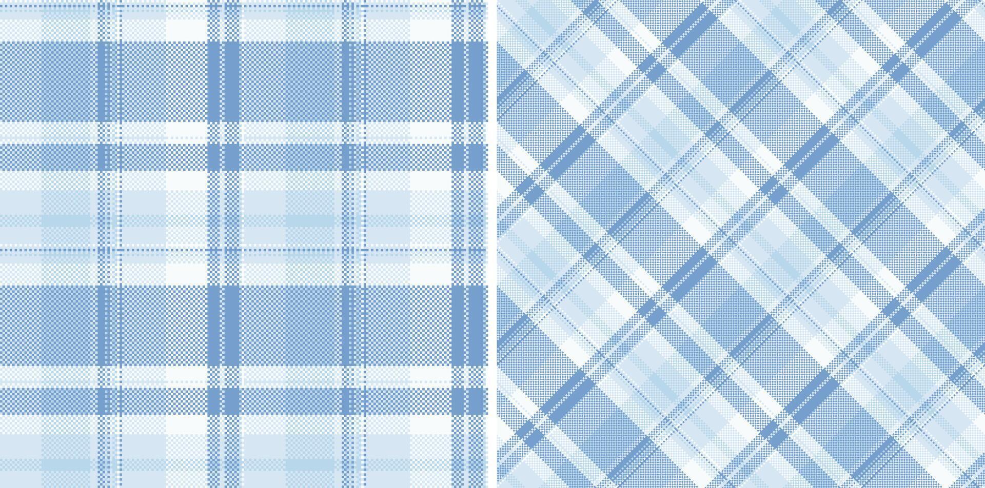 Fabric plaid check of tartan texture textile with a seamless pattern background. Set in cream colors for stylish poncho outfits. vector