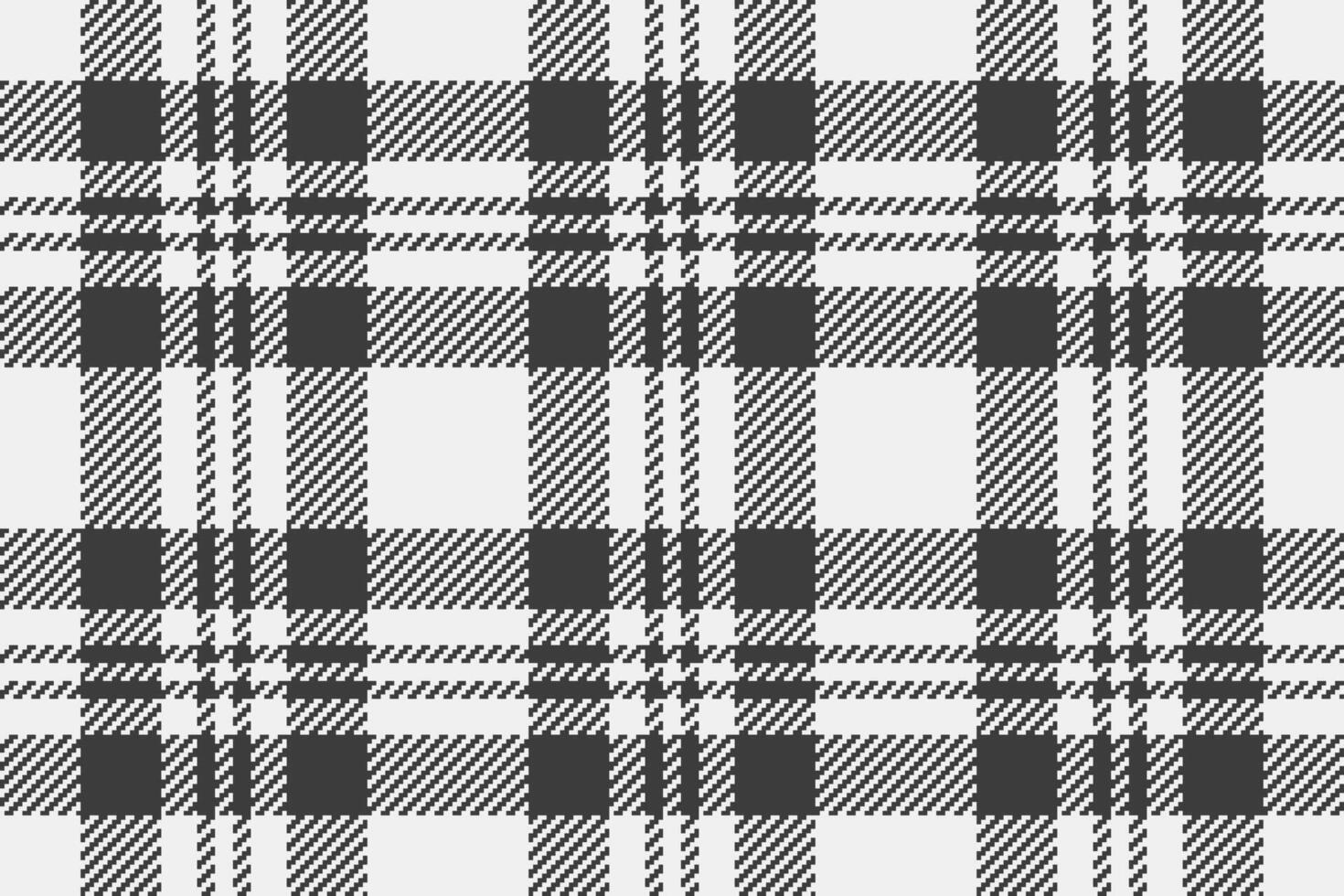 Card texture background, international textile pattern seamless. Hippy fabric tartan check plaid in white and grey colors. vector