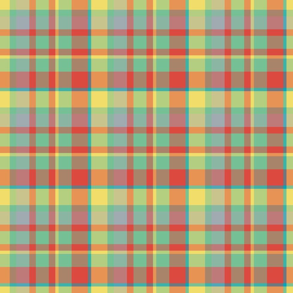 Plaid seamless pattern. background of textile ornament. Flat fabric design. vector