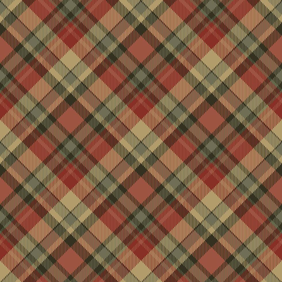Tartan scotland seamless plaid pattern . Retro background fabric. Vintage check color square geometric texture. vector