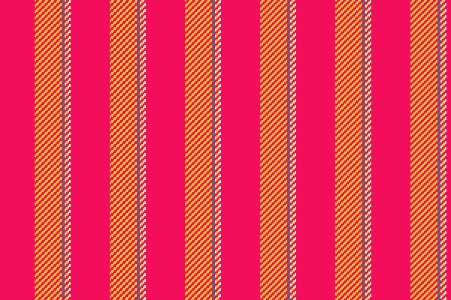 Pattern texture vertical of textile lines with a seamless fabric stripe background. vector