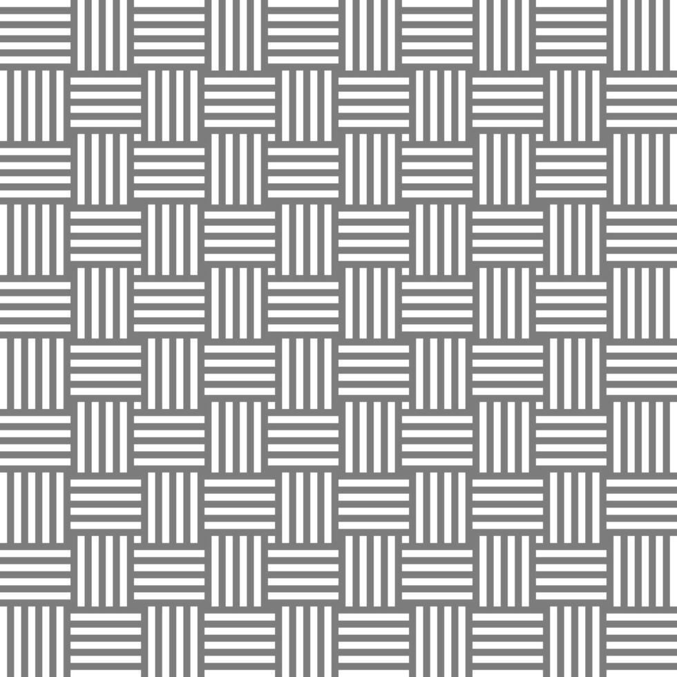 Wicker texture of geometric pattern. Simple fabric abstract background. vector